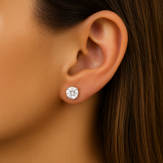 History Behind 2 Ct Lab Grown Diamond Studs, Best Prices at ID Jewelry.com 
