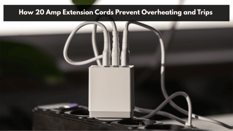How 20 Amp Extension Cords Prevent Overheating and Trips