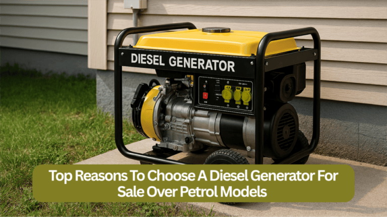 Top Reasons to Choose a Diesel Generator for Sale Over Petrol Models