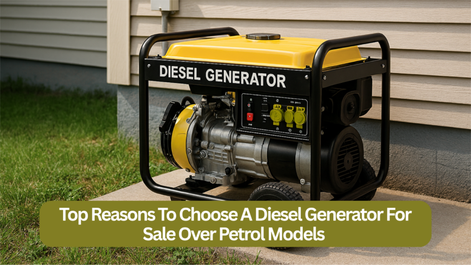 Top Reasons to Choose a Diesel Generator for Sale Over Petrol Models