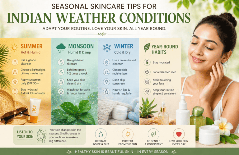 Seasonal Skincare Tips for Indian Weather Conditions