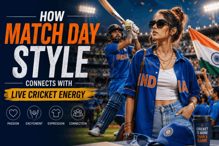 How match day style connects with live cricket energy 