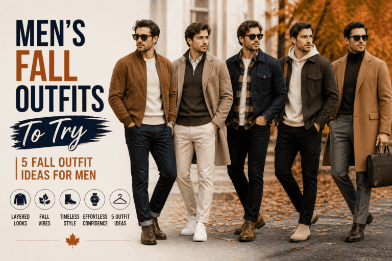 Men’s Fall Outfits To Try | 5 Fall Outfit Ideas For Men