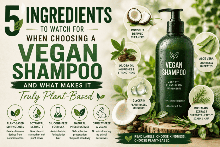 5 Ingredients To Watch For When Choosing A Vegan Shampoo And What Makes It Truly Plant-Based