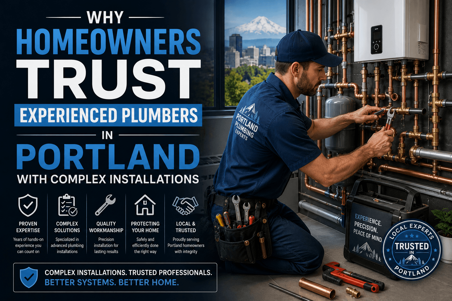 Why Homeowners Trust Experienced Plumbers in Portland With Complex Installations