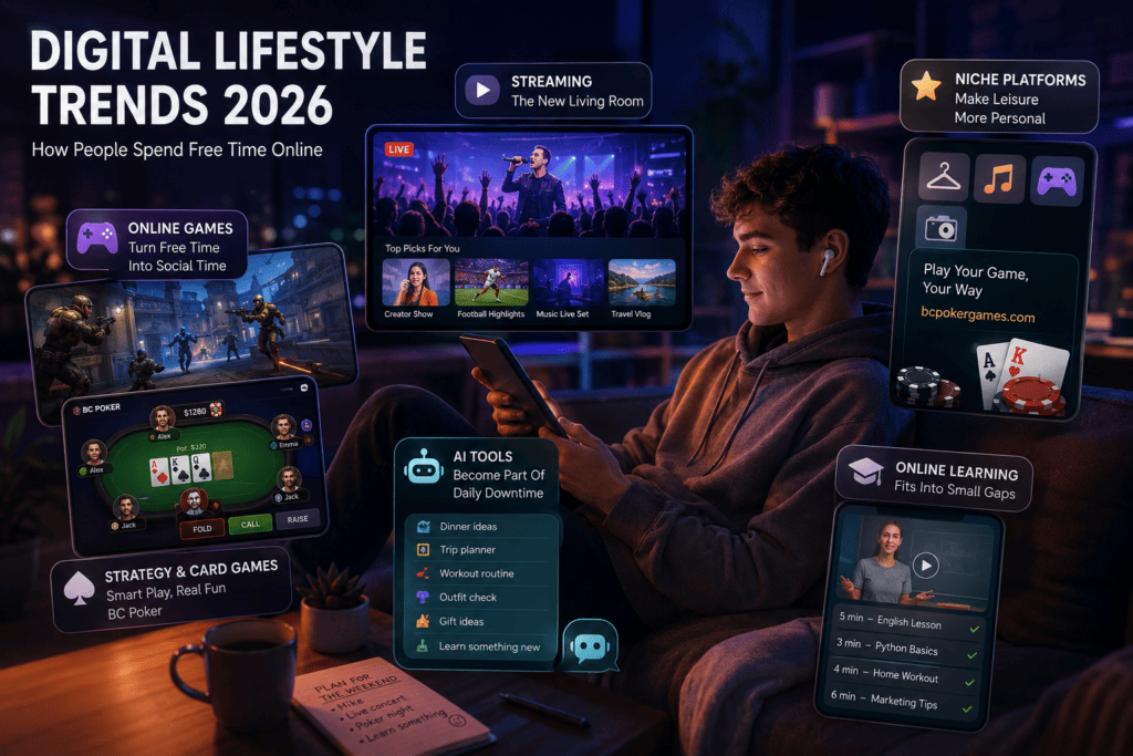 Digital Lifestyle Trends: How People Spend Free Time Online In 2026