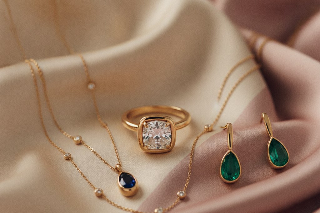 Why bezel-set jewellery is having a major moment