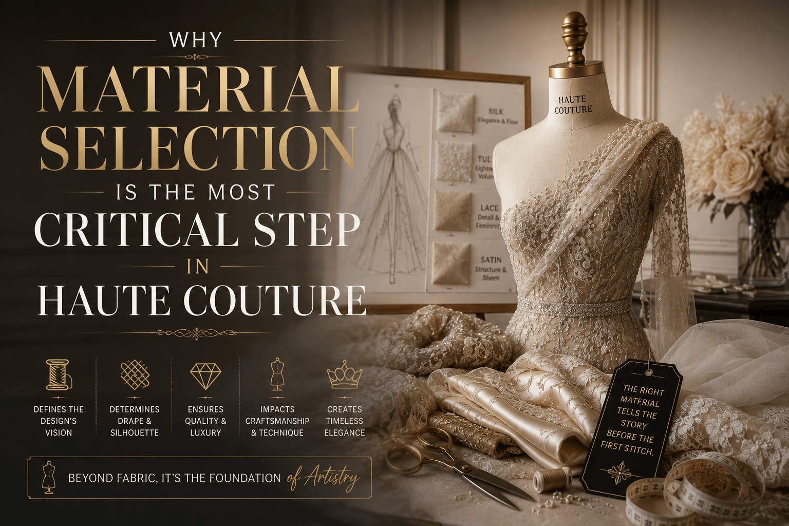 Why Material Selection Is the Most Critical Step in Haute Couture