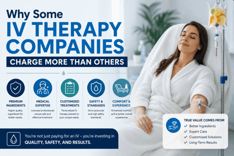 Why Some IV Therapy Companies Charge More Than Others