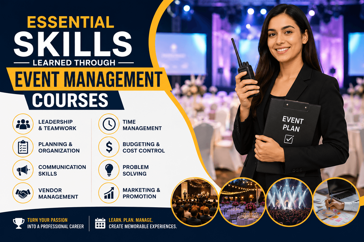 Essential Skills Learned Through Event Management Courses