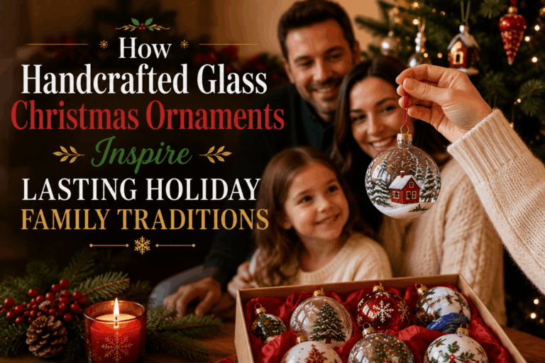 How Handcrafted Glass Christmas Ornaments Inspire Lasting Holiday Family Traditions