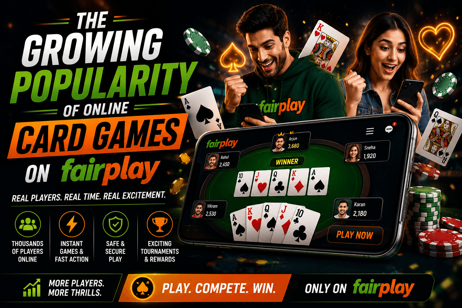 The Growing Popularity of Online Card Games on Fairplay