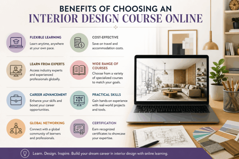 Benefits of Choosing an Interior Design Course Online