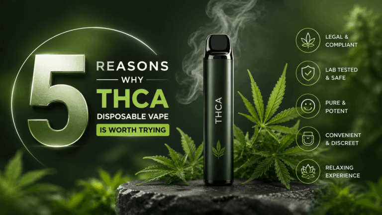 5 Reasons Why THCA Disposable Vape is Worth Trying
