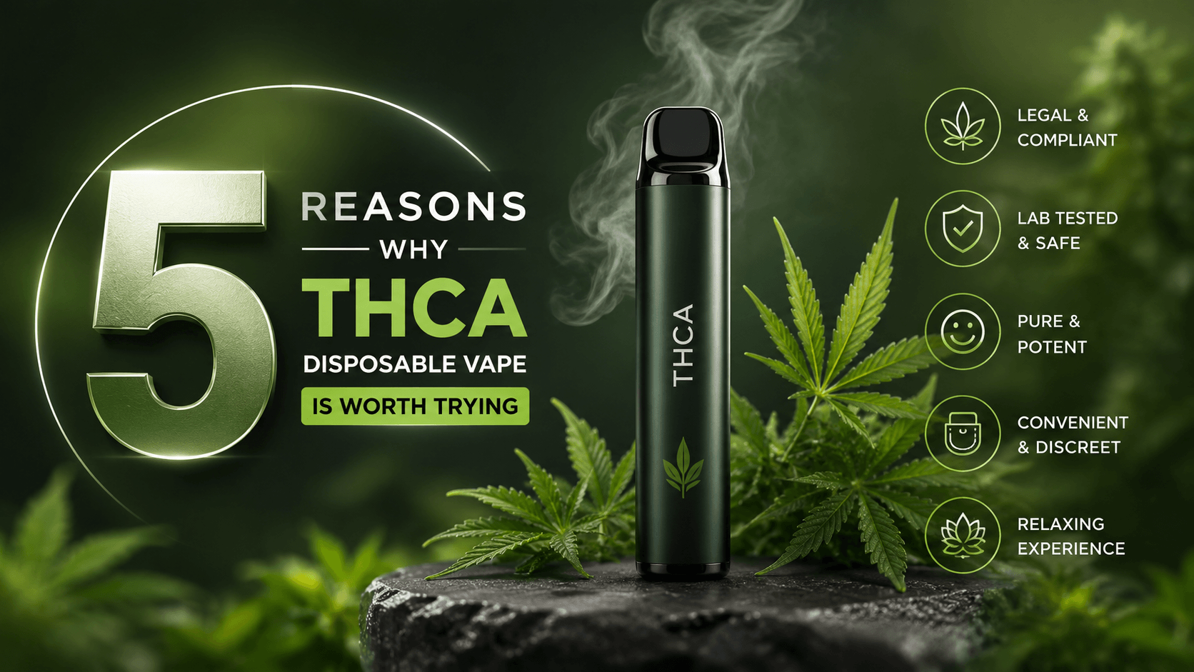 5 Reasons Why THCA Disposable Vape is Worth Trying