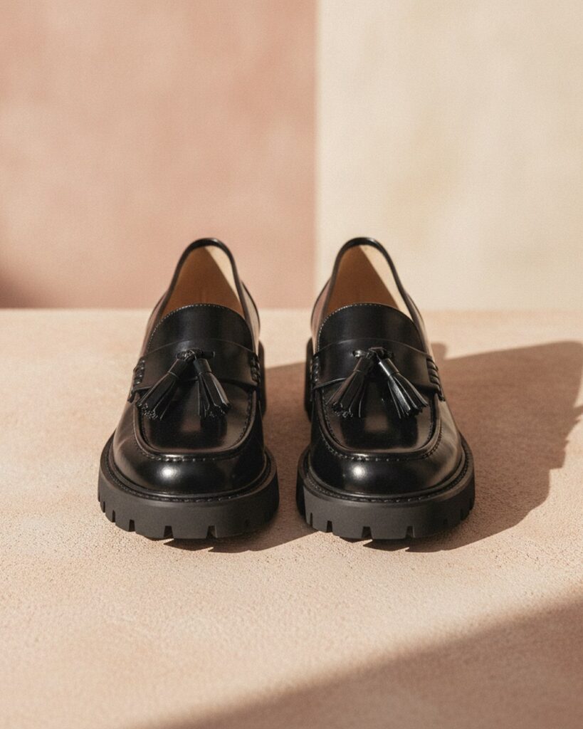Chunky Leather Loafers