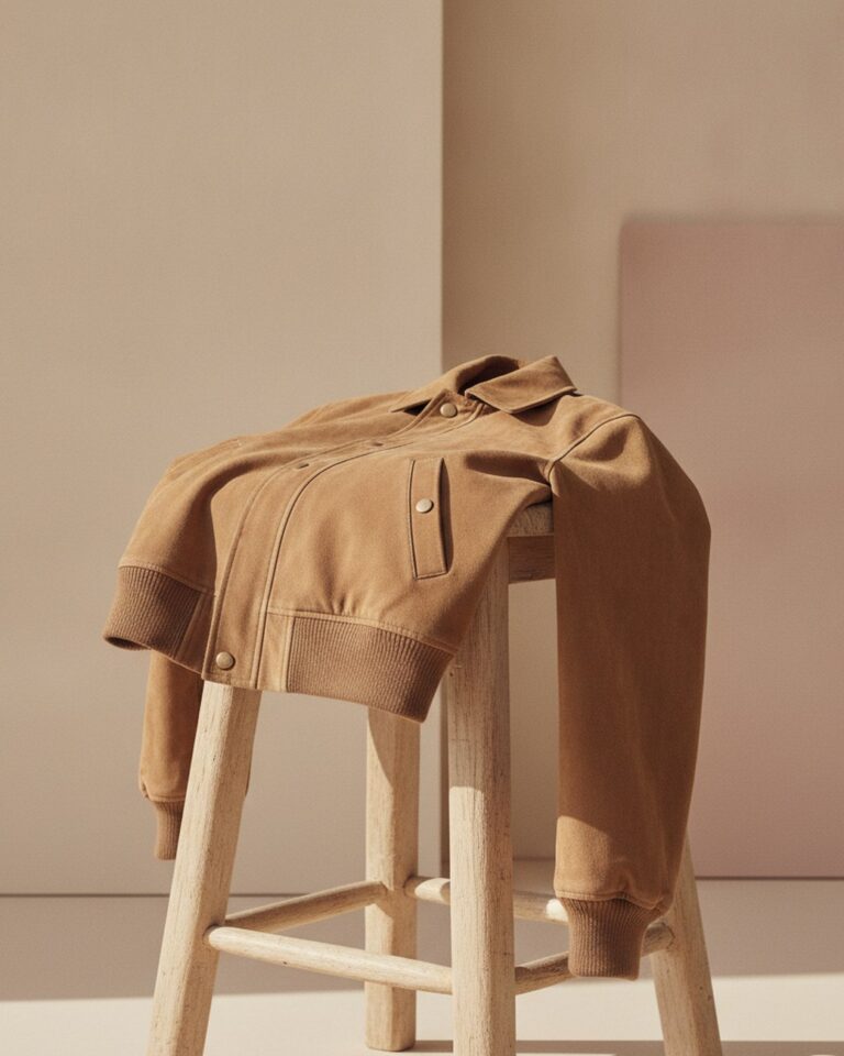 The Suede Bomber Jacket
