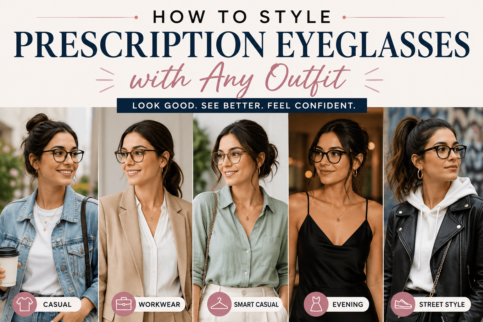 How to Style Prescription Eyeglasses with Any Outfit