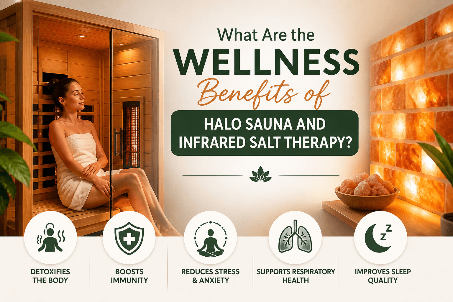 What Are the Wellness Benefits of Halo Sauna and Infrared Salt Therapy?