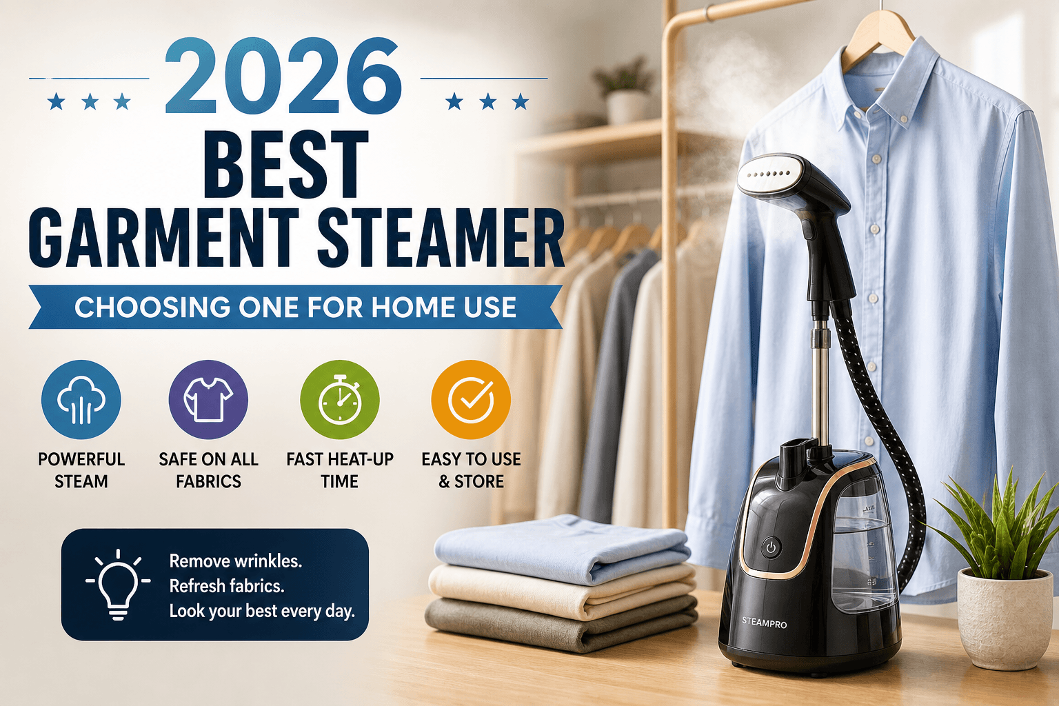 2026 Best Garment Steamer: Choosing One For Home Use