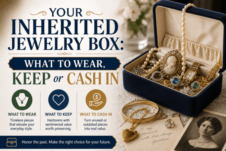 Your Inherited Jewelry Box: What to Wear, Keep or Cash In