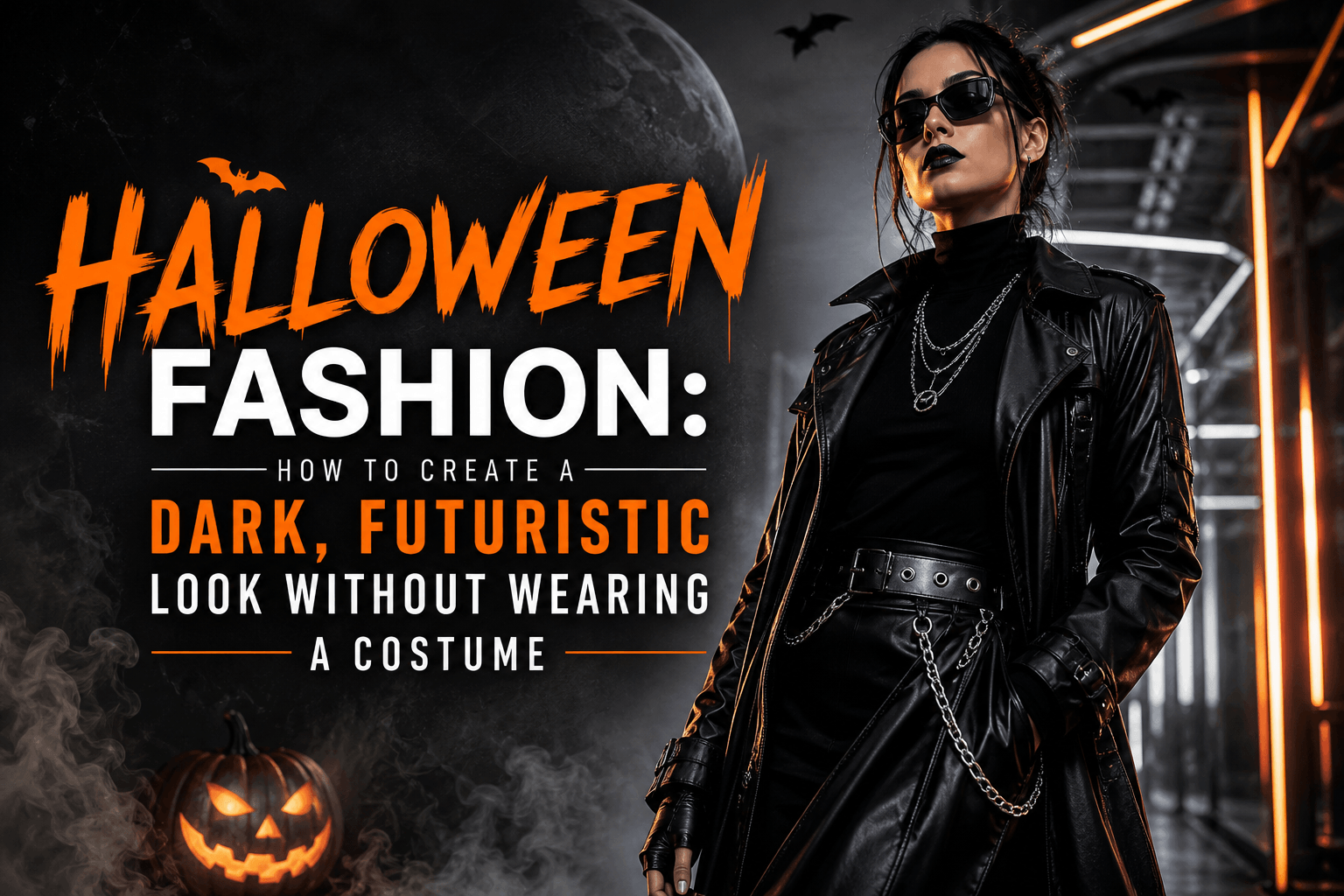 Halloween Fashion: How to Create a Dark, Futuristic Look Without Wearing a Costume