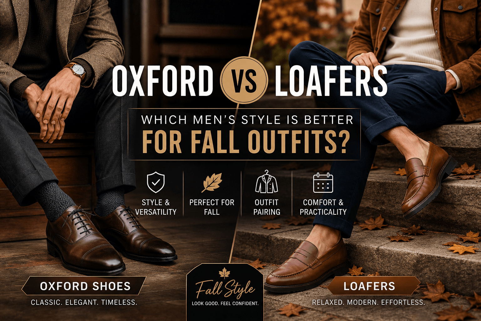 Oxford Shoes vs Loafers: Which Men’s Style Is Better for Fall Outfits?