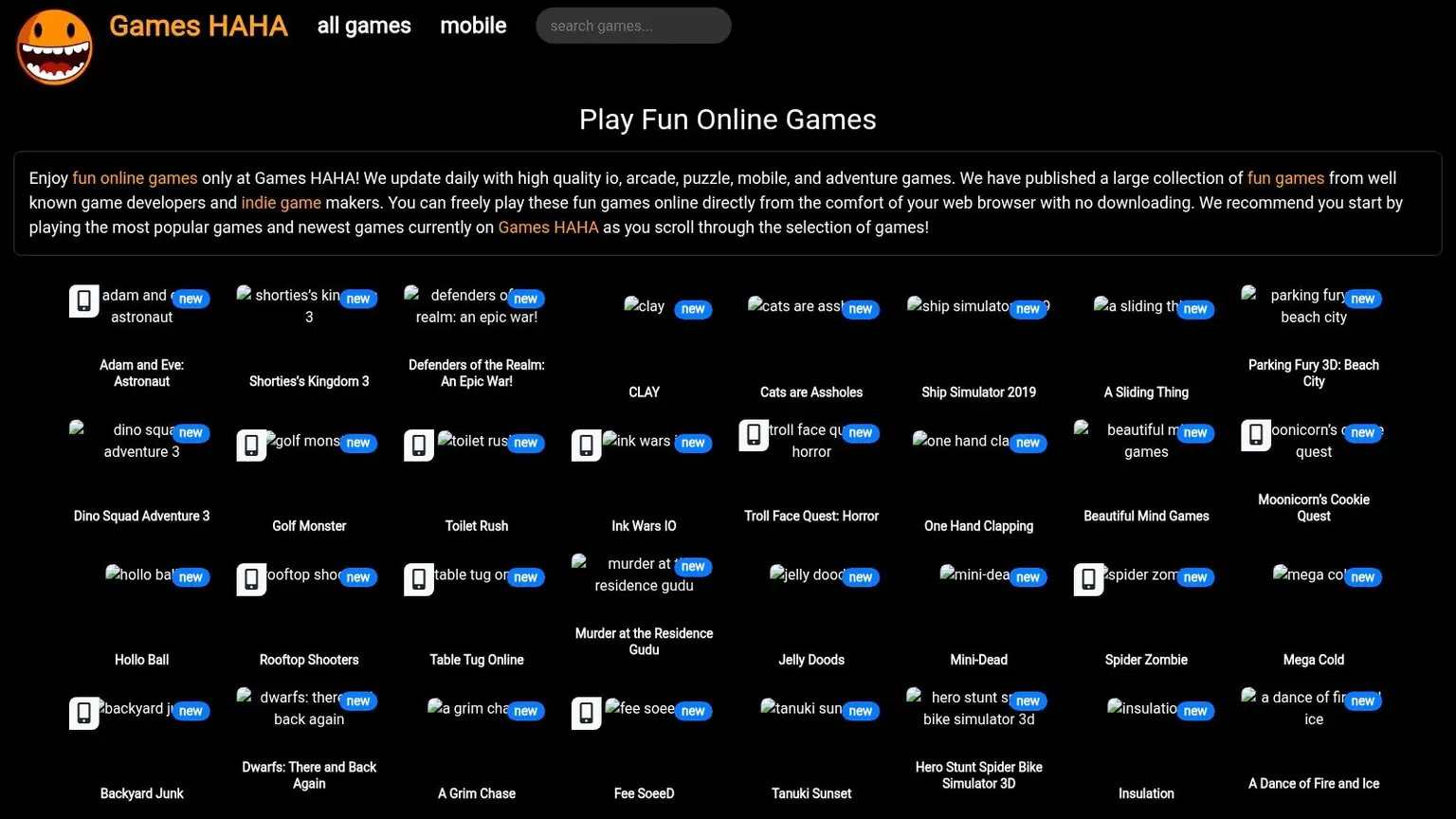 | Games HAHA