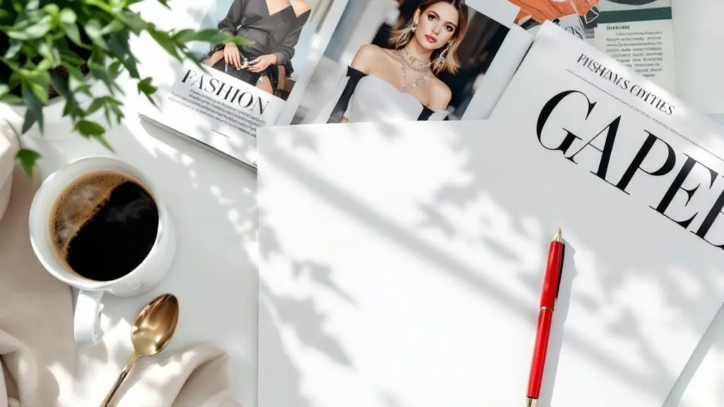 A person smiling as they promote their newly published fashion article on their social media using a laptop.